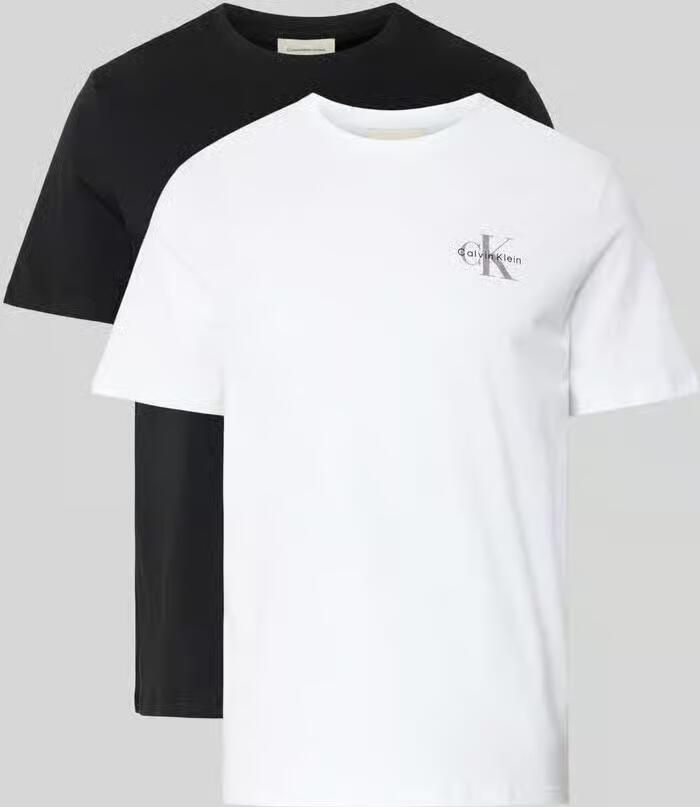 Calvin Klein Jeans T-shirt met ronde hals en logo