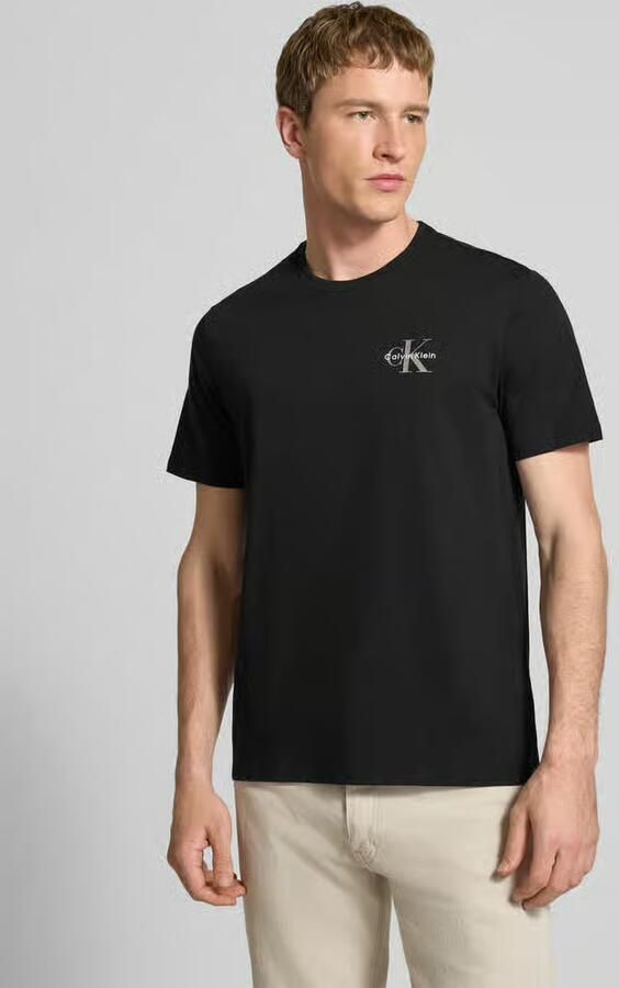 Calvin Klein Jeans T-shirt met ronde hals en logo - Foto 4