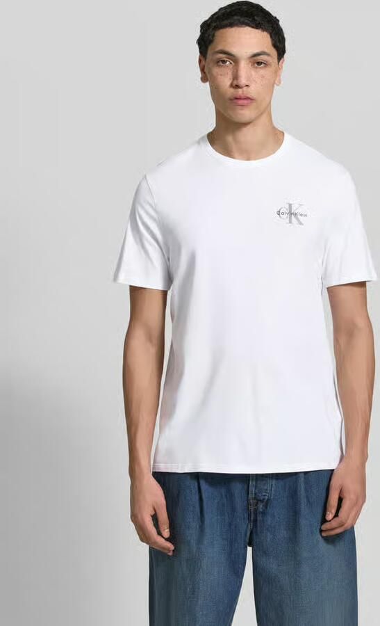 Calvin Klein Jeans T-shirt Korte Mouw SS 30S CLASSIC MICRO MONOLOGO TE X2 - Foto 2