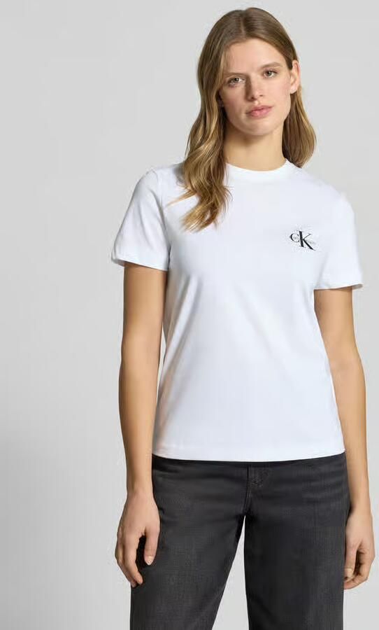 Calvin Klein Jeans T-shirt set met logo en ronde hals in set van 2 - Foto 3