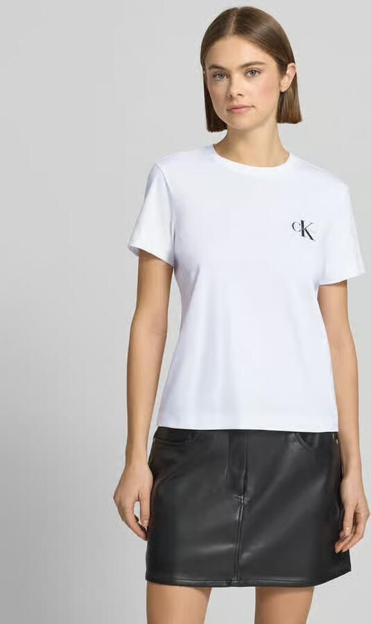 Calvin Klein Jeans T-shirt set met logo en ronde hals in set van 2 - Foto 11