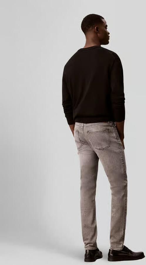 Calvin Klein Jeans tapered fit jeans van katoenmix - Foto 3