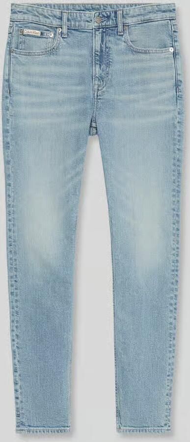 Calvin Klein Jeans tapered fit jeans van katoenmix - Foto 3