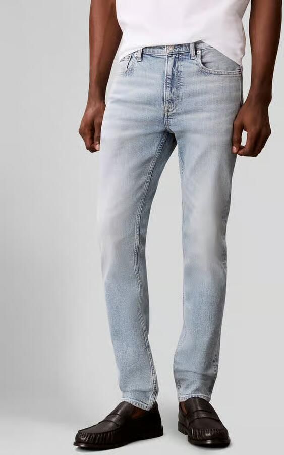Calvin Klein Jeans tapered fit jeans van katoenmix - Foto 2