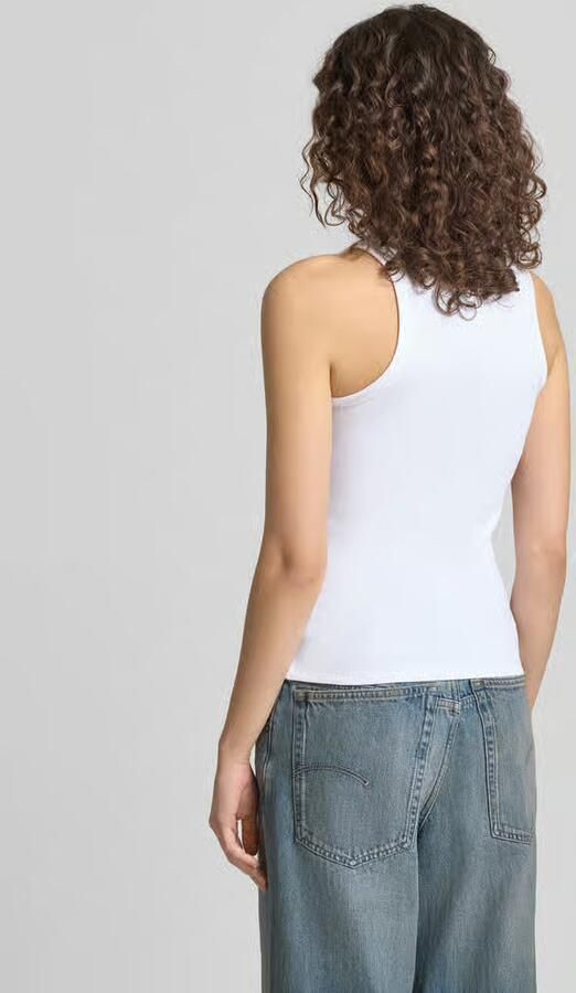 Calvin Klein Jeans Top met Labelstitching Model 'CONTOUR' - Foto 6