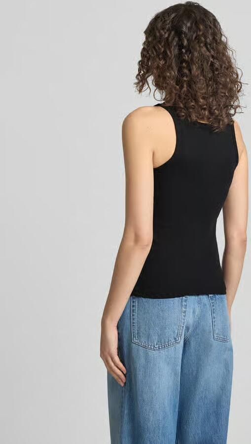 Calvin Klein Jeans Top met Labelstitching Model 'CONTOUR' - Foto 4