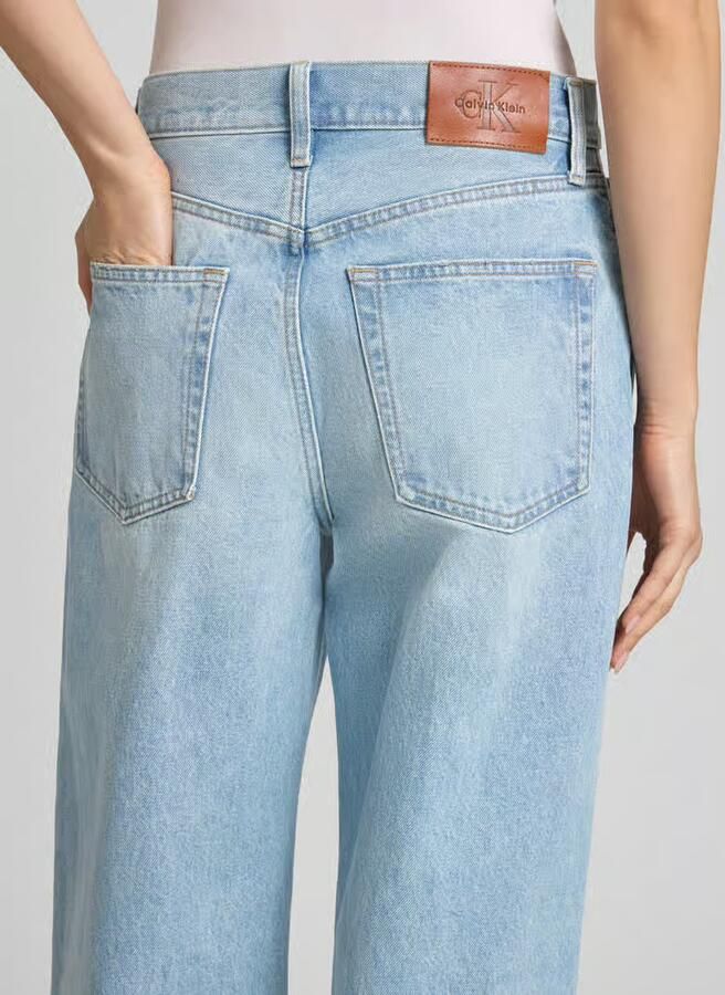 Calvin Klein Jeans Wide leg jeans van puur katoen