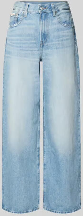 Calvin Klein Jeans Wide leg jeans van puur katoen - Foto 2