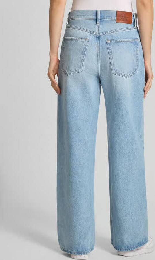 Calvin Klein Jeans Wide leg jeans van puur katoen - Foto 3