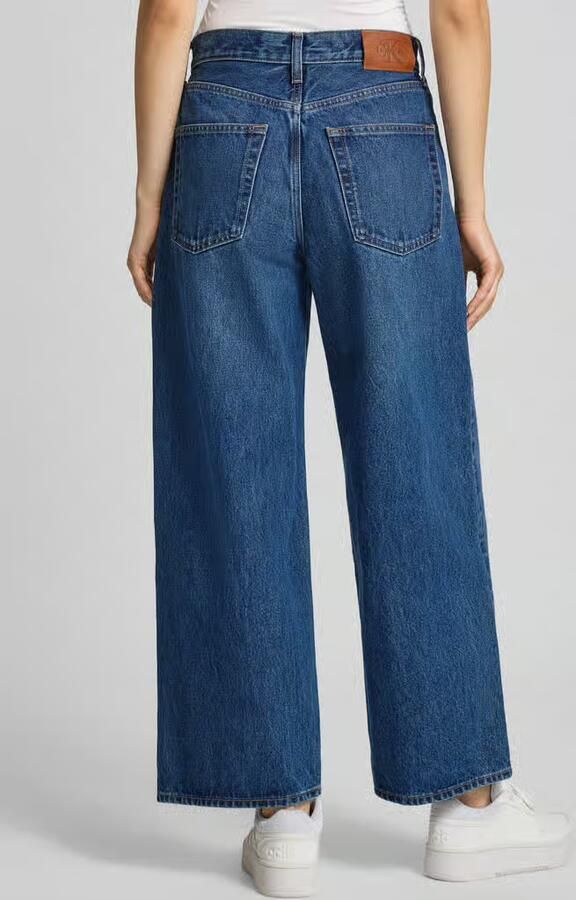 Calvin Klein Jeans Wide leg jeans van puur katoen model 'JULIU' - Foto 2