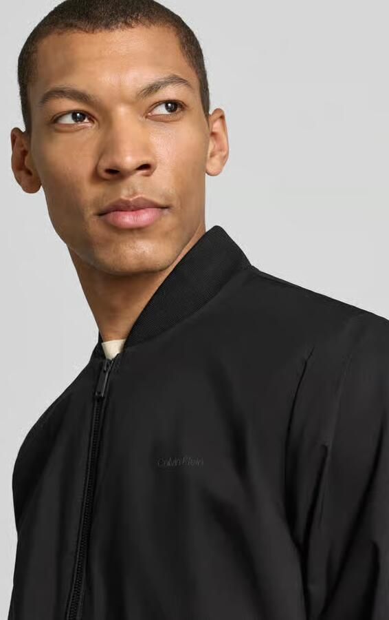 CK Calvin Klein Bomberjack met ritszakken model 'MATTE' - Foto 7