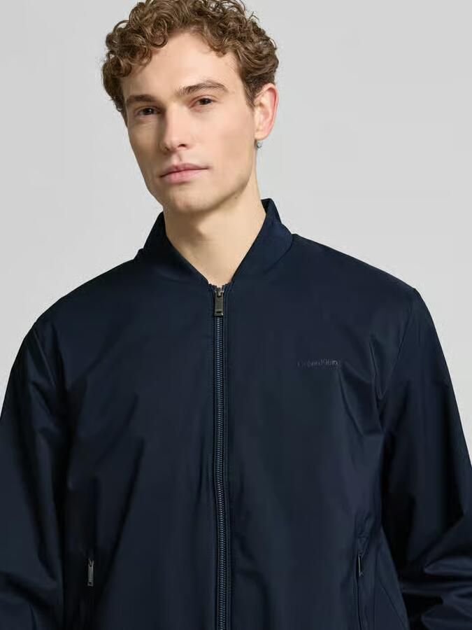 CK Calvin Klein Bomberjack met ritszakken model 'MATTE' - Foto 5