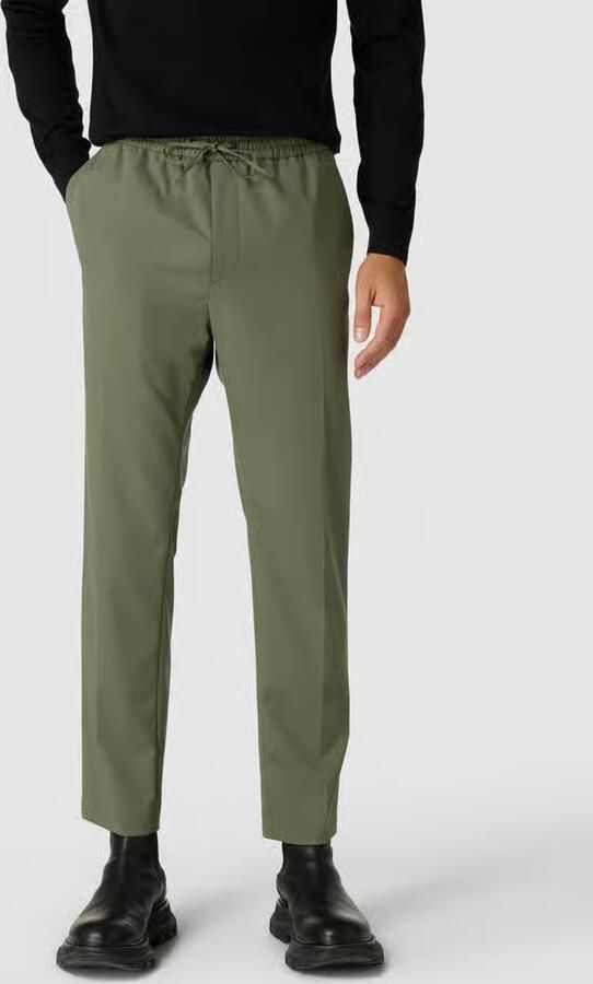 CK Calvin Klein Broek van viscosemix met persplooien - Foto 3