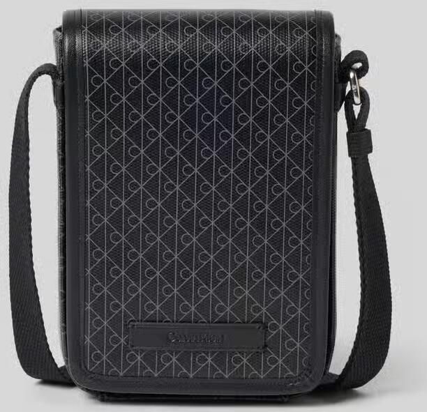 CK Calvin Klein gsm-zakje met all-over motief model 'EMBLEM AOP' - Foto 2