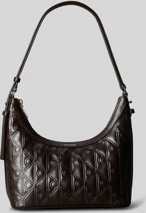 CK Calvin Klein Handtas met all-over reliëflogo