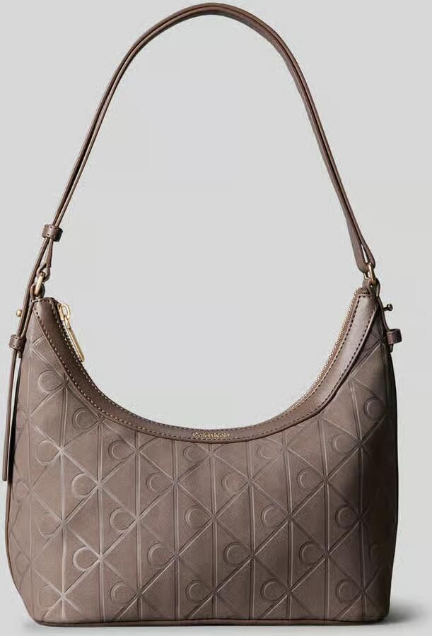CK Calvin Klein Handtas met all-over reliëflogo
