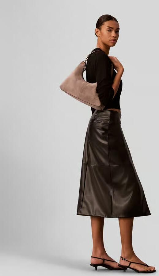 CK Calvin Klein Handtas met echt leer met label in reliëf - Foto 3