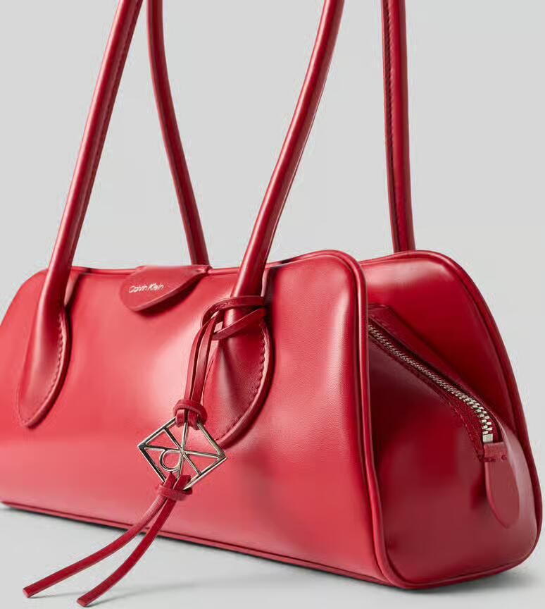CK Calvin Klein Handtas met label in reliëf model 'EMBLEM TRIO SHOULDER BAG'