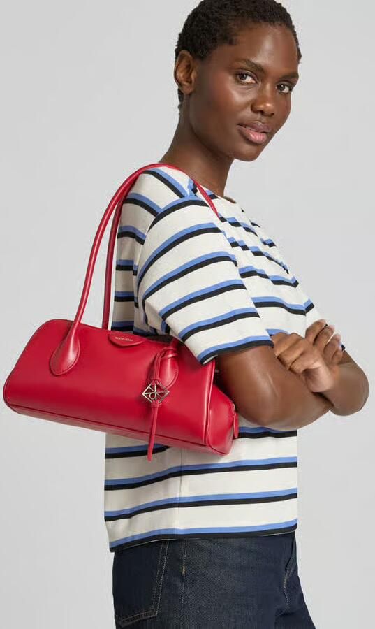 CK Calvin Klein Handtas met label in reliëf model 'EMBLEM TRIO SHOULDER BAG' - Foto 3