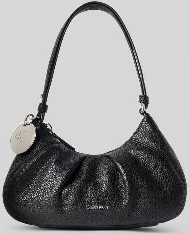 CK Calvin Klein Handtas met label in reliëf model 'ENGRAVED HW SMALL BAG' - Foto 2