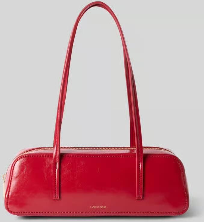 CK Calvin Klein Handtas met label in reliëf model 'FOIL LOGO GLOSSY BAULETTO' - Foto 2