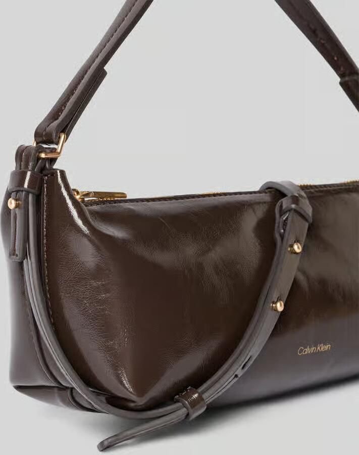 CK Calvin Klein Handtas met label in reliëf model 'FOIL LOGO GLOSSY CONV BAG'