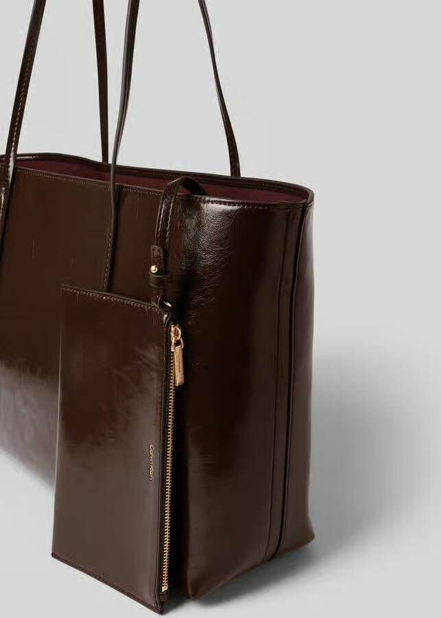 CK Calvin Klein Handtas met Labeldetail