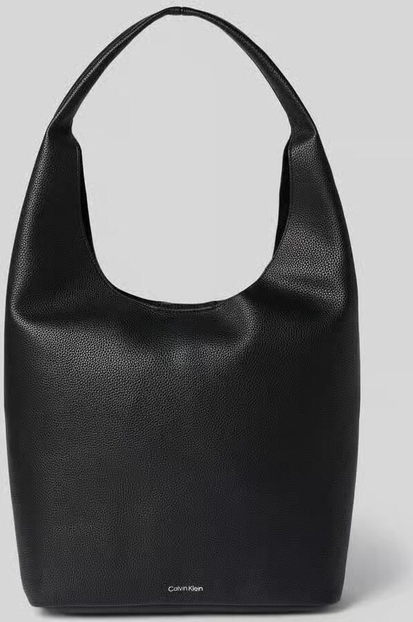 CK Calvin Klein Handtas met labeldetail Model 'SLOUCHY PEBBLE MEDIUM'