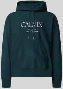 CK Calvin Klein HOODIE met labelprint en kangoeroezak