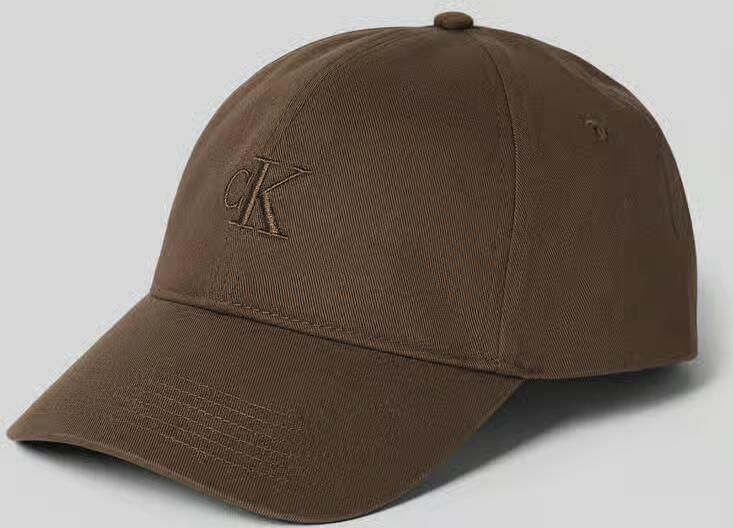 CK Calvin Klein In grootte verstelbare Cap met Labelstitching