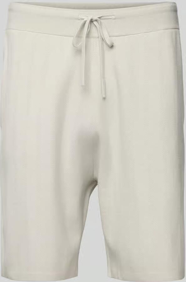 CK Calvin Klein Korte regular fit broek met structuurmotief