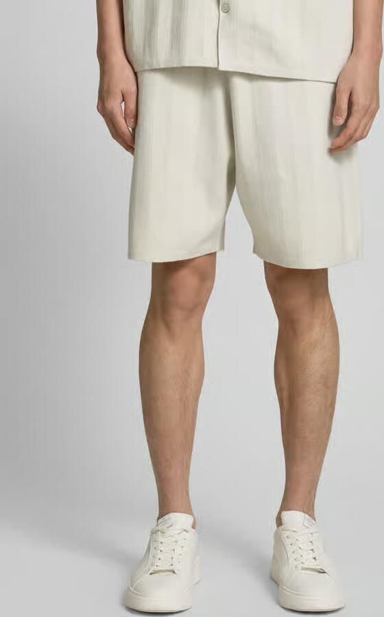 CK Calvin Klein Korte regular fit broek met structuurmotief - Foto 4