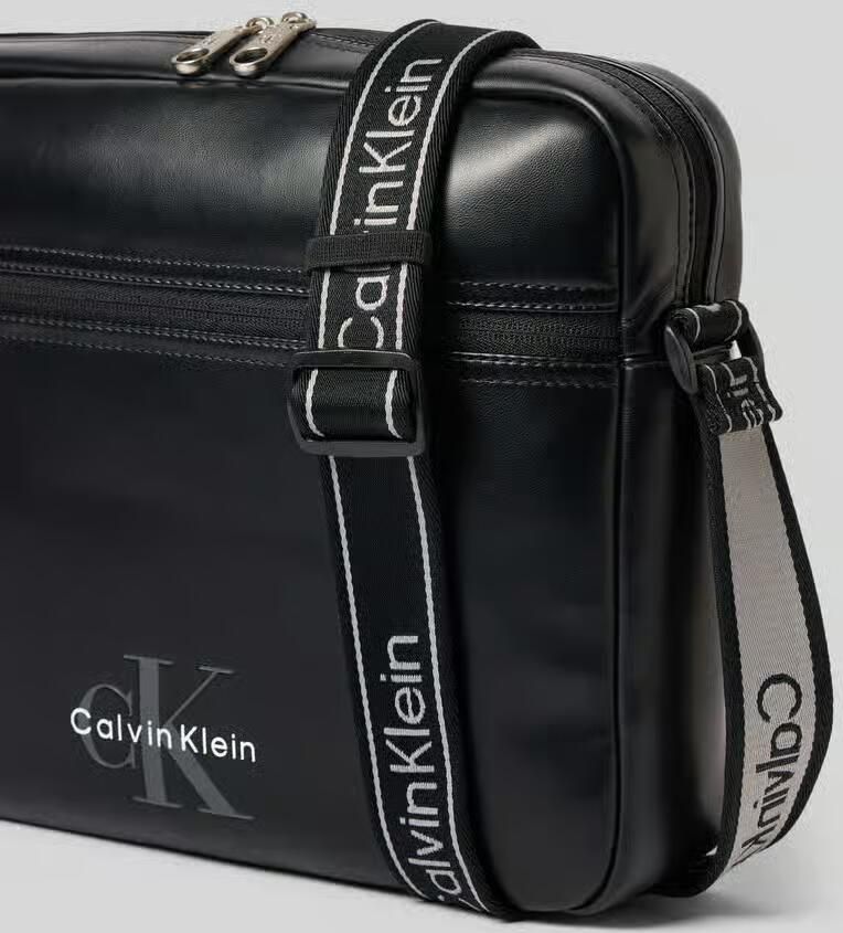 CK Calvin Klein Laptoptas met labelopschrift model 'BOLD LOGO WEBBING LAPTOP'