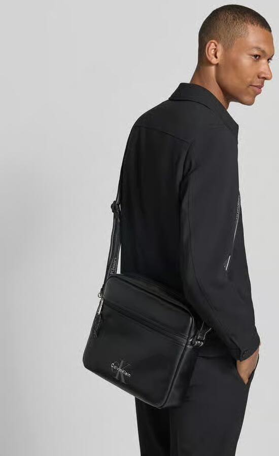 CK Calvin Klein Laptoptas met labelopschrift model 'BOLD LOGO WEBBING LAPTOP' - Foto 2
