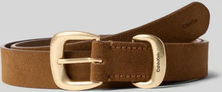 CK Calvin Klein Leren riem met doornsluiting