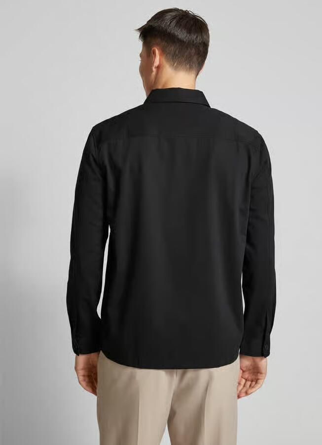 CK Calvin Klein Overhemdjack van wolmix met knoopsluiting - Foto 2