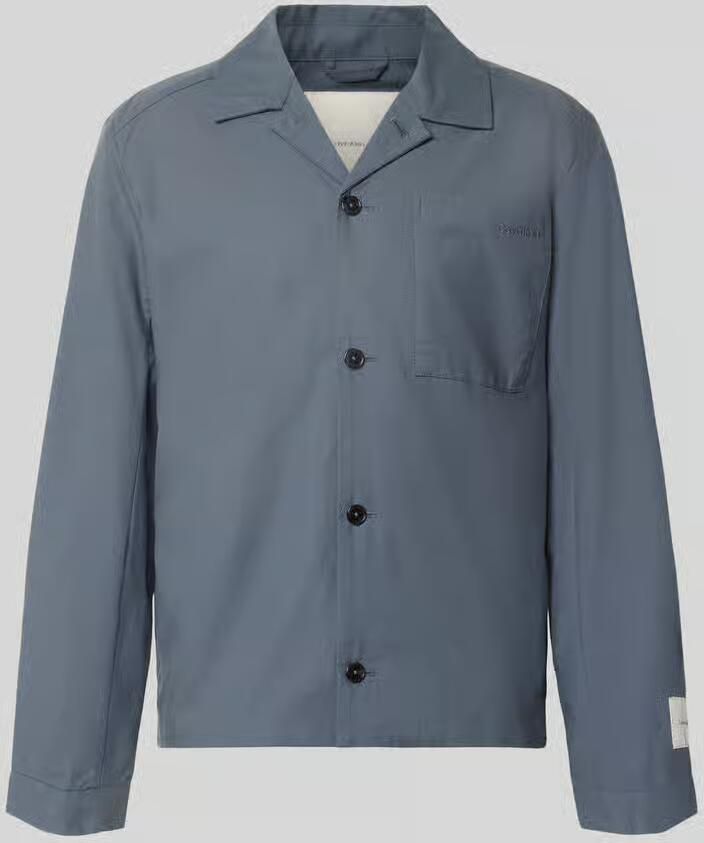 CK Calvin Klein Oversized overhemdjack van mix van katoen en lyocell - Foto 2