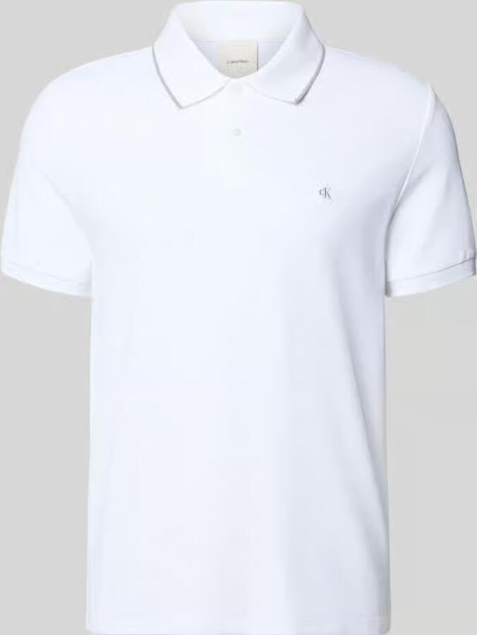 CK Calvin Klein poloshirt met gestikt logo van puur katoen - Foto 5