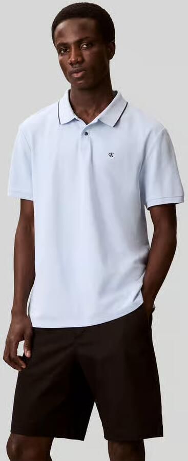 CK Calvin Klein poloshirt met gestikt logo van puur katoen - Foto 4