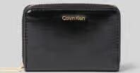 CK Calvin Klein Portemonnee van echt rundleer