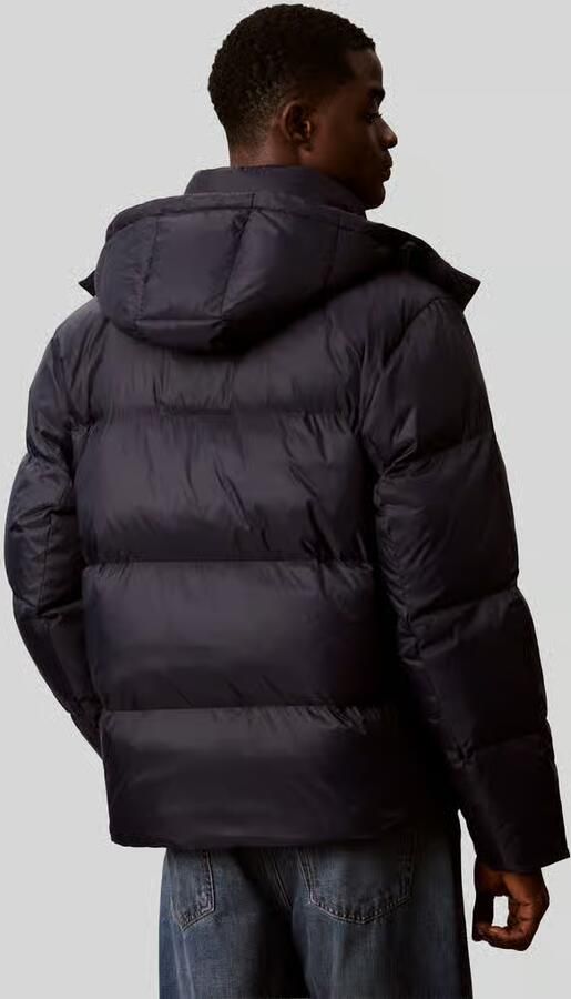 CK Calvin Klein Regular fit donsjack met afneembare capuchon