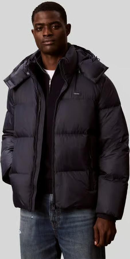CK Calvin Klein Regular fit donsjack met afneembare capuchon - Foto 3