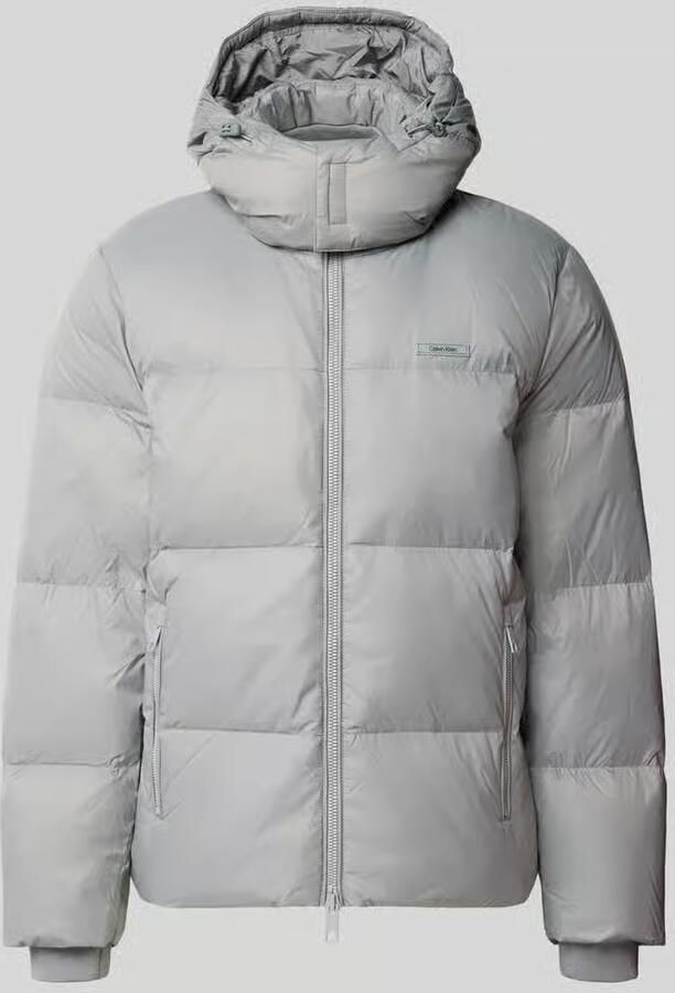 CK Calvin Klein Regular fit donsjack met afneembare capuchon