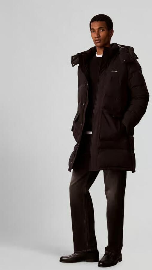 CK Calvin Klein Regular fit gewatteerd jack met afneembare capuchon - Foto 2