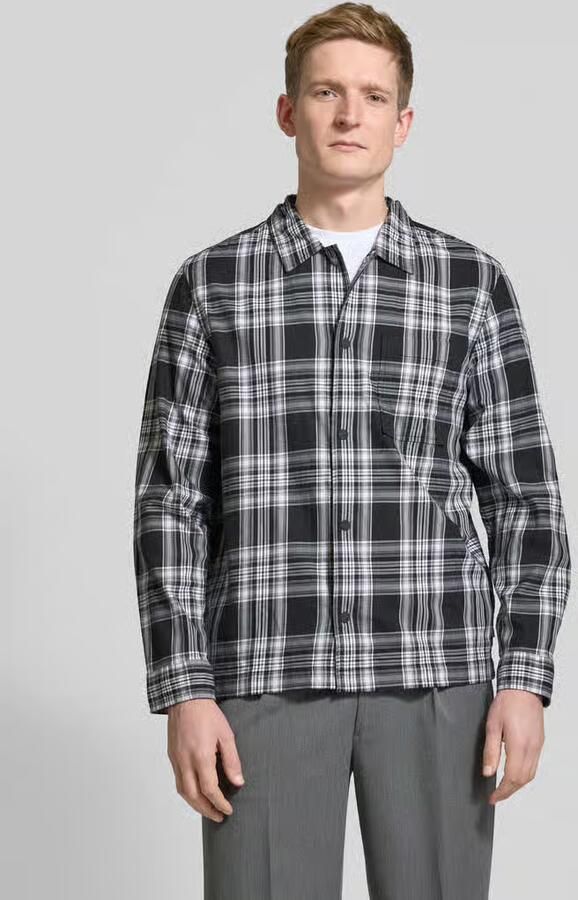 Calvin Klein Geruit overhemd TWILL CHECK SNAPS OVERSHIRT - Foto 3