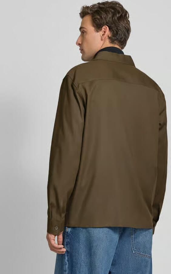 CK Calvin Klein Regular fit overhemdjack met kentkraag en viscose - Foto 4