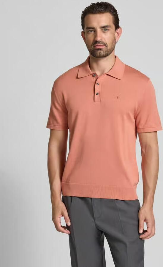 CK Calvin Klein Regular fit poloshirt met logostitching model 'SUPIMA' - Foto 2