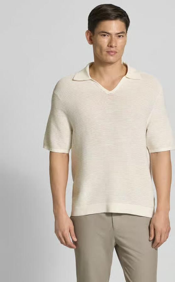CK Calvin Klein Regular fit poloshirt met V-hals - Foto 2