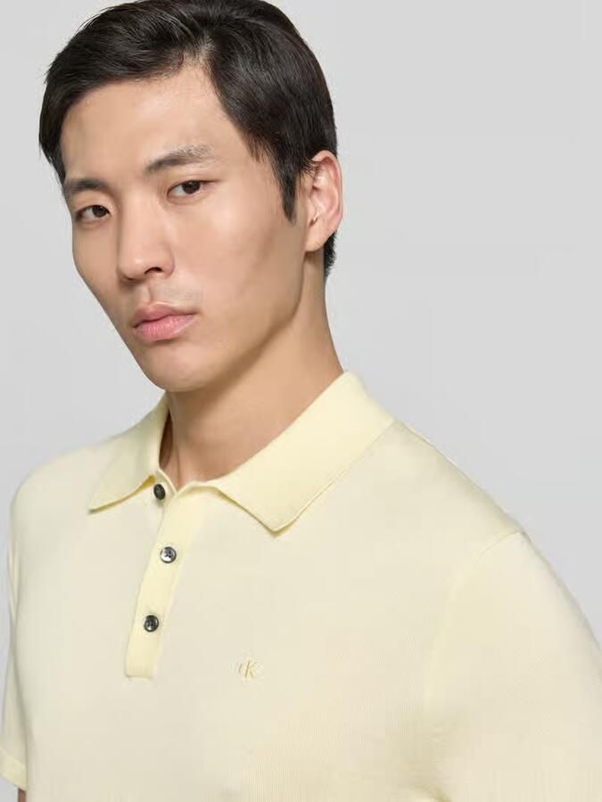 CK Calvin Klein regular fit poloshirt van puur katoen
