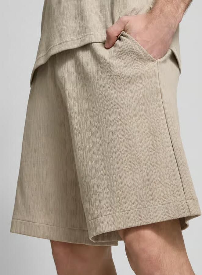 CK Calvin Klein Regular fit sweatshorts met labeldetail